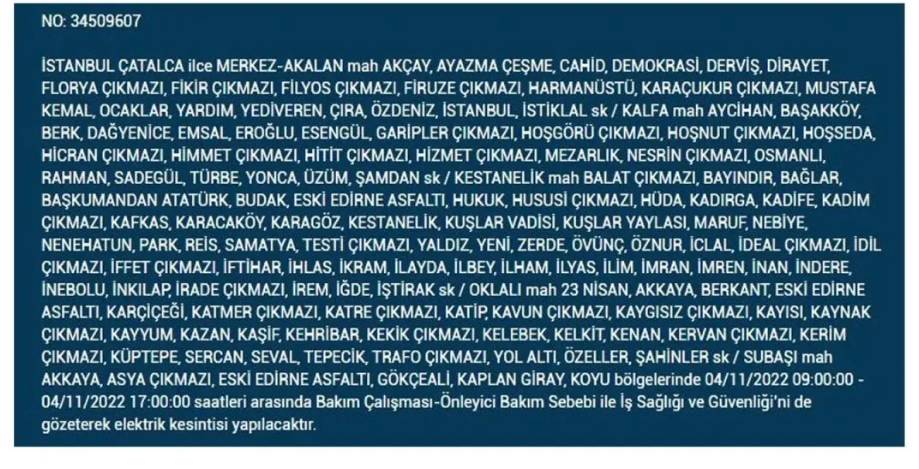 İstanbullular dikkat! 21 ilçede elektrik kesintisi 22